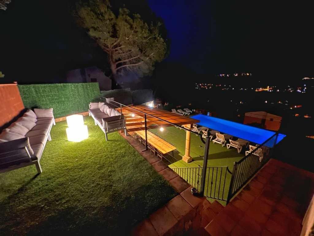 Casa Mas Ambros Con Piscina Desbordante Calonge (Catalonia) Exterior foto